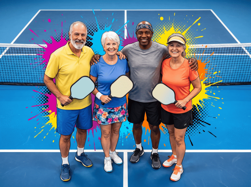 Seniors (50+) Beginner Pickleball — Level 1